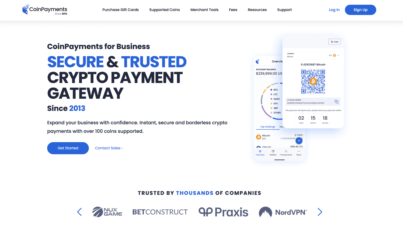 Кейс CoinPayments